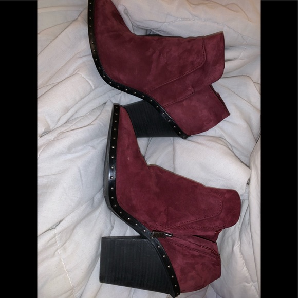 Mercer Edit Road Rage studded suede bootie - Picture 3 of 6